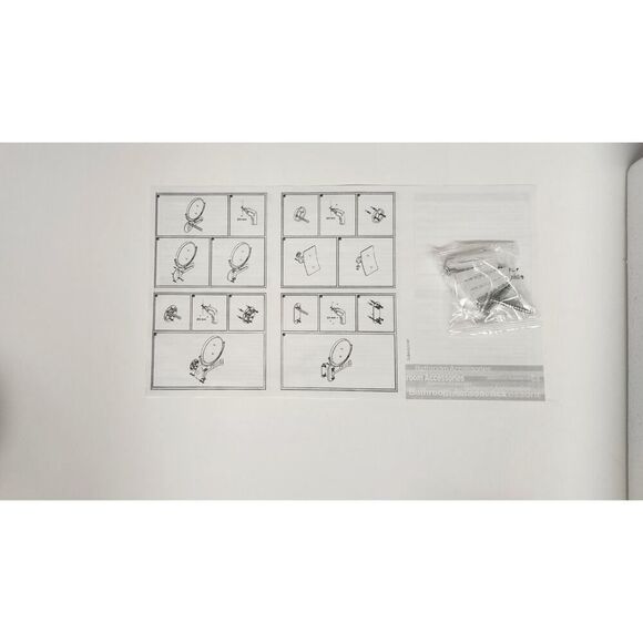 Cleaning and Bright Wall mounting Mirror Touch Screen 5X Amplifier arms Extended - Picture 10 of 11